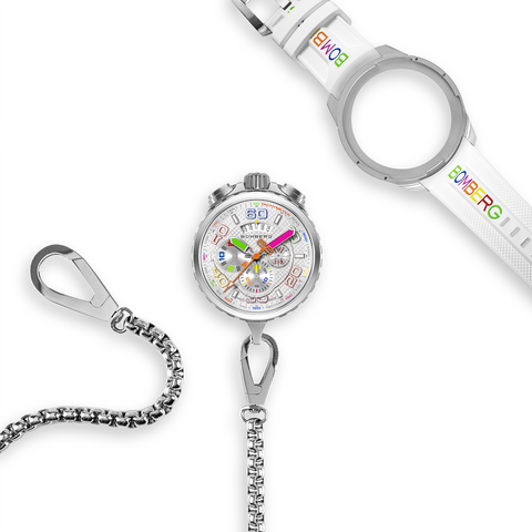 Bomberg Bolt-68 Racing Chroma Carbone White Limited Edition Watch