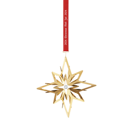 Georg Jensen Christmas Collection 2024 18ct Yellow Gold Plated Star Mobile