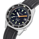 Squale 1521 Black Blasted Rubber Watch