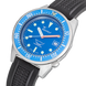 Squale 1521 Blue Blasted Rubber Watch
