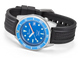Squale 1521 Blue Blasted Rubber Watch
