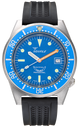 Squale Watch 1521 Blue Blasted Rubber 1521BLUEBL.VO