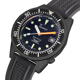 Squale 1521 PVD Rubber Watch