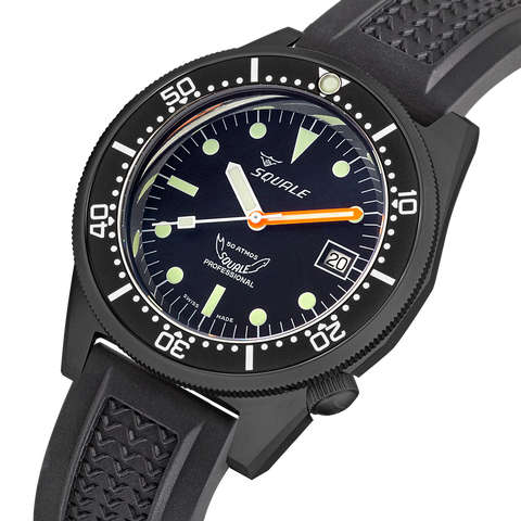 Squale 1521 PVD Rubber Watch