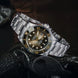 Davosa Watch  Ternos Professional 68h Eagle Bay Tri Link Bracelet