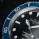 Davosa Watch  Ternos Diver Black and Blue Dial Bezel Penta Link