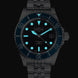 Davosa Watch  Ternos Diver Black and Blue Dial Bezel Penta Link