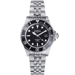 Davosa Watch  Ternos Diver Black Dial Penta Link Bracelet