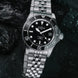 Davosa Watch  Ternos Diver Black Dial Penta Link Bracelet