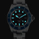 Davosa Watch  Ternos Diver Black and Blue Bezel Tri Link