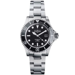 Davosa Watch  Ternos Diver Black Dial Tri Link