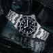 Davosa Watch  Ternos Diver Black Dial Tri Link
