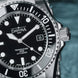 Davosa Watch  Ternos Diver Black Dial Tri Link