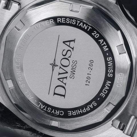 Davosa Watch Ternos Diver Blue Lagoon Tri Link Limited Edition