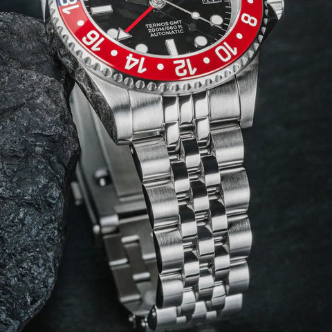 Davosa Watch Ternos GMT Red and Blue Penta link
