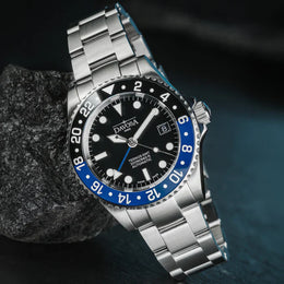 Davosa Watch Ternos GMT Blue Black Tri Link