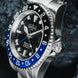 Davosa Watch Ternos GMT Blue Black Tri Link