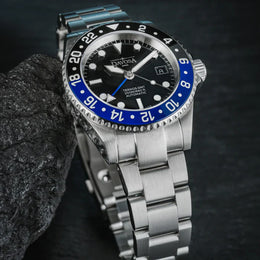 Davosa Watch Ternos GMT Blue Black Tri Link