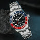 Davosa Watch  Ternos GMT Red and Blue Tri Link