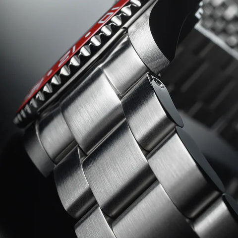 Davosa Watch  Ternos GMT Red and Blue Tri Link