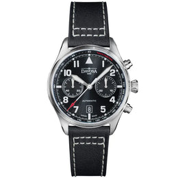 Davosa Watch Newton Chronograph with Leather Strap