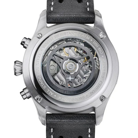 Davosa Watch Newton Chronograph with Leather Strap