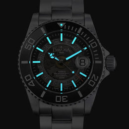 Davosa Ternos Professional Nebulous Automatic Smoke Black Watch product detail view