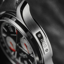 Davosa Newton Pilot Rally Chronograph Black Limited Edition Watch product detail view
