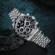 Davosa Ternos Professional Chronograph Black Dial Penta Link Watch
