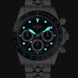 Davosa Ternos Professional Chronograph Black Dial Penta Link Watch