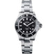 Davosa Ternos Diver Black Dial Tri Link Watch