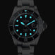 Davosa Ternos Diver with Loupe Tri Link Black Dial Watch