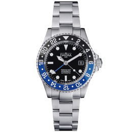 Davosa Ternos GMT Blue Black Tri Link Watch