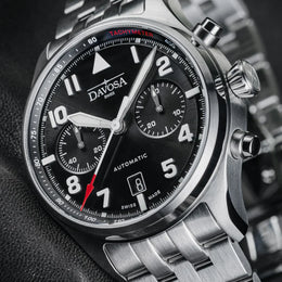 Davosa Newton Chronograph Steel Bracelet Watch