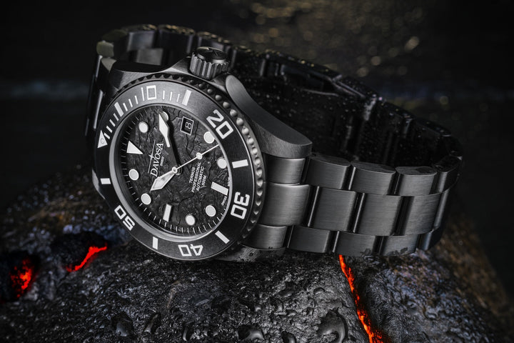 Davosa Ternos Professional Black Rock Limited Edition Watch detailed product view