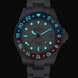Davosa Ternos GMT Lucent Blue Red TriaLink Bracelet Watch
