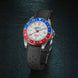 Davosa Ternos GMT Lucent Blue Red Black Rubber Watch