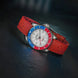 Davosa Ternos GMT Lucent Blue Red Red Rubber Watch