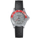Davosa Ternos GMT Lucent Grey Red Black Rubber Watch