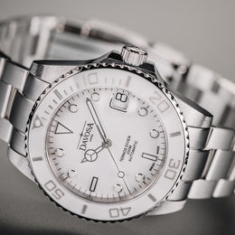Davosa Ternos Diver Lady White Watch product detail view