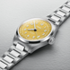 Oris Big Crown Pointer Date Yellow Watch with steel bracelet, steel case