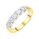 18ct Yellow Gold 0.64 Diamond 5 Stone Eternity Ring