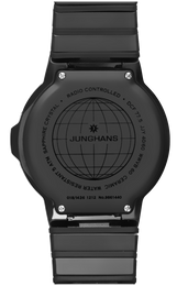 Junghans Force Mega Solar Watch with black dial, ceramic strap, ceramic case