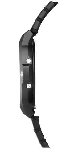Junghans Force Mega Solar Watch with black dial, ceramic strap, ceramic case