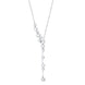 18ct White Gold 1.54ct Diamond Bubble Drop Necklet