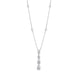 18ct White Gold 0.89ct Diamond Drop Necklace