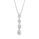18ct White Gold 0.89ct Diamond Drop Necklace