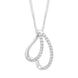 18ct White Gold 0.34ct Diamond Necklace