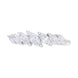 18ct White Gold 0.94ct Diamond Graduating Marquise Ring