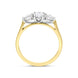 18ct Yellow Gold 1.00ct Diamond Three Stone Ring